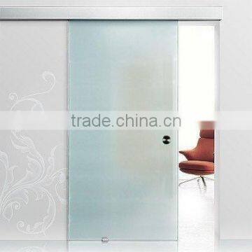 interior glass sliding door system