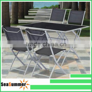 2015 Folding cafe tables and chairs for bar shop