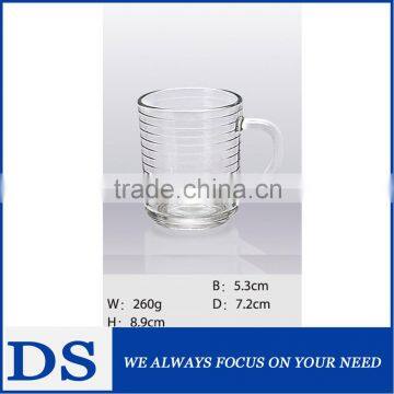220ml Glass Water Cup With Handle