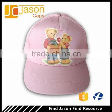 PInk color baseball cap for girls