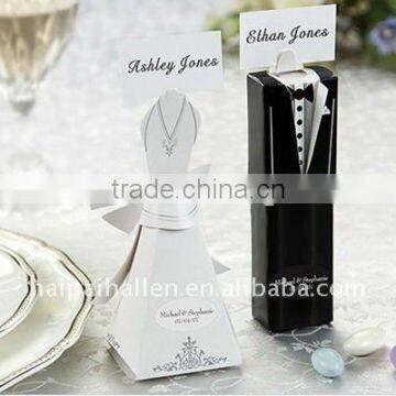 Wedding favor boxes Bride and Groom Favor Boxes for Place card holders                        
                                                Quality Choice