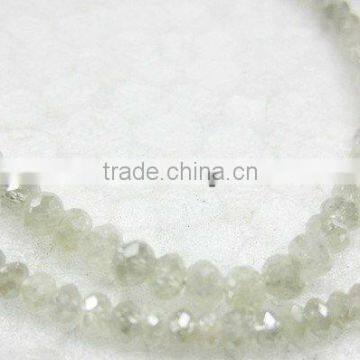 1.2/5 MM NATURAL LOOSE FACETED DIAMOND BEADS NECKLACE EXCELLENT QUALITY DIRECT FROM BOTTOM MANUFACTURER