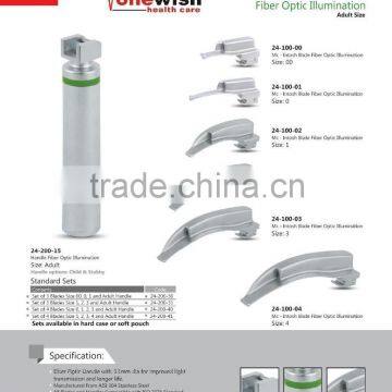 Mega light Fiber Optic Laryngoscope