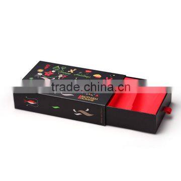 2016 high quality custom colorful paper sliding box