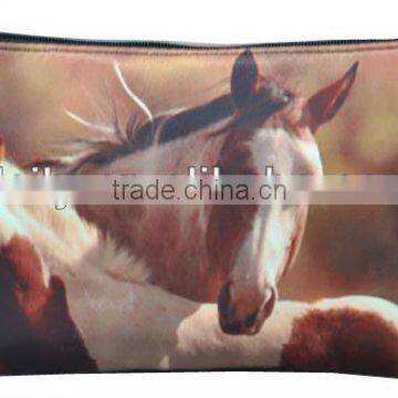 Vivid Heat Transfer Printing Zipper Purse,digital Printing Zipped Bag,easy Taken Away Promotiona Bag