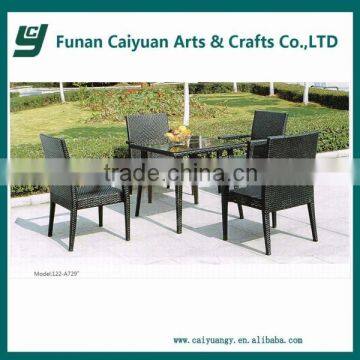 PE rattan garden sets outdoor table and chairs furniture outdoor