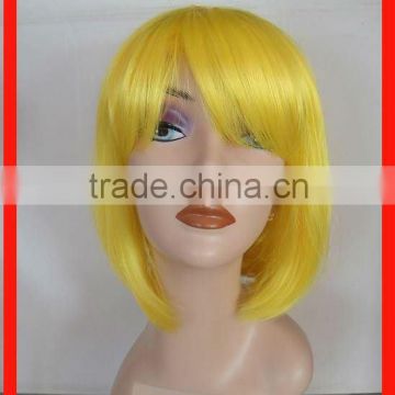 Pretty Party Wig Yellow Cosplay Wig For Fashion Girls