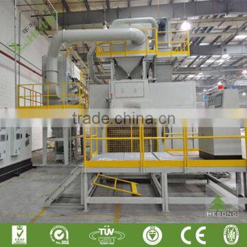 Less Expensive Conveyor Type Wire Mesh Belt Sand Blasting Machine