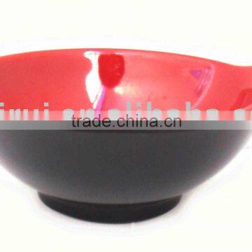 Eared melamine bowl