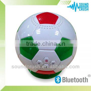 2014 newest promotional best portable Football Bluetooth speaker 360 degree sound wireless speaker