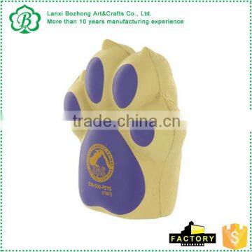 PU Material Dog Paw Stress Toy For Promotion