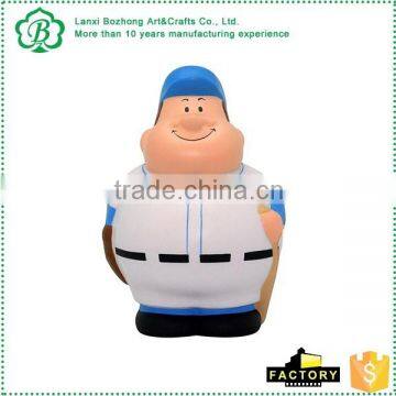 Promotional Baseball Bruce Stress Shape with custom logo printed