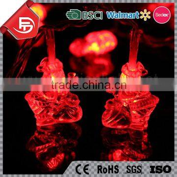 TZFEITIAN OEM/ODM Red Color Santa Claus Christmas Cluster Lights photo-4