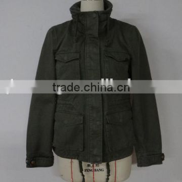 100% cotton spring jacket for women, ladies sprinig jacket wholesale for women