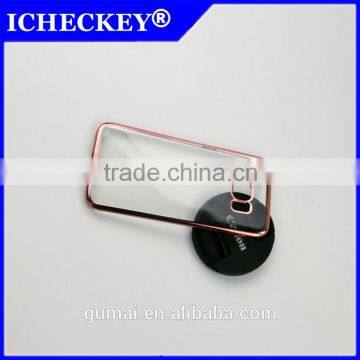 For Galaxy S7 Edge Case, Clear Soft Slim Flexible TPU Back Cover Transparent Rubber Case for Samsung Galaxy S7 Edge - Clear