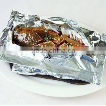 Hot sale household aluminum foil, soft temper aluminum foil for food packing barbacue with SGS certificate factory price