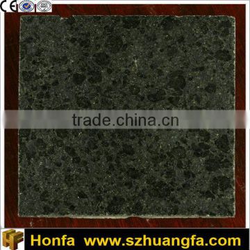 pearl shiny black tile Natural Granite In China, factory direct sale