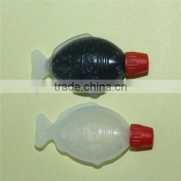 PE fish style plastic sushi soy sauce bottle