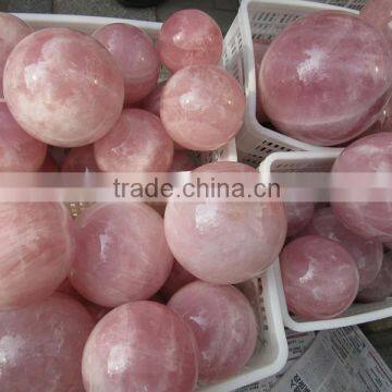 2015 Factory direct customed rough rose quartz ball for sale