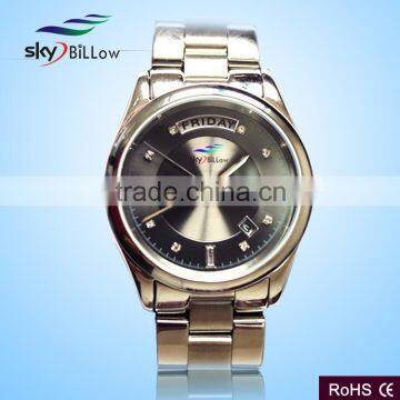 2015 new wholesale wrist watch japan movt quartz watch stainless steel