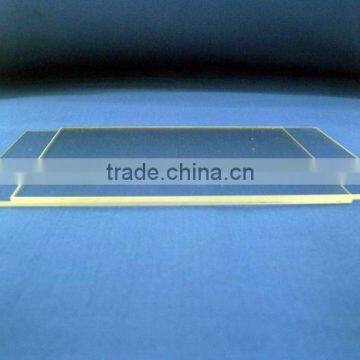 clear fused silica quartz glass plate