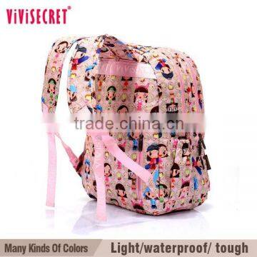 Manufacturers Polyester Waterproof Pink Cartoon School Fantasy Backpacks From China photo-6
