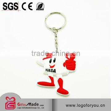 lovely promotion gifts soft pvc animal keychain promotion