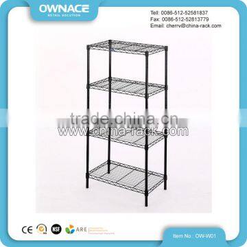 High Quality Metal Chrome Wire Shelf Storage Rack