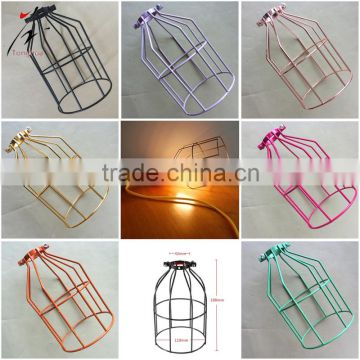 Classical Industrial Style Metal Cage Ceiling Pendant Light Lamp Shades