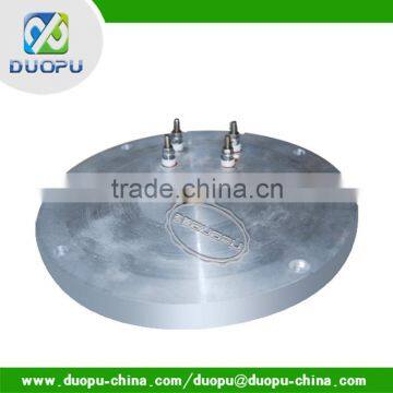 Round cast aluminum heating board duopu