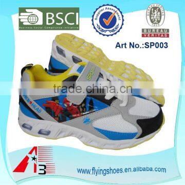 wholesale kids sport shoes with cheap price cartoon spiderman