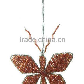 Hanging butterfly Christmas decoration