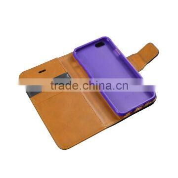 2016 New Arrival Hot Sale Mix Color Card Slot PU Leather Wallet Phone Case For IPhone 5 IPhone 5s photo-3