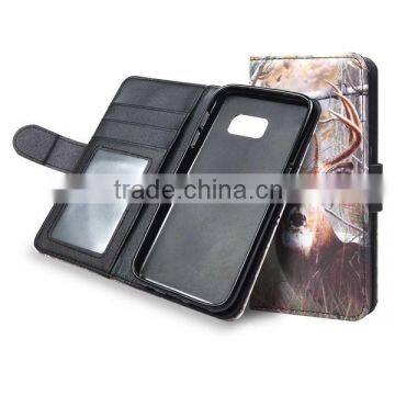 Flowers Printed Flip Stand Cover for Samsung Galaxy S7 Edge Leather Case B044265(4) photo-4