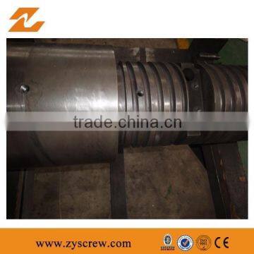 65-132 conical twin screw barrel for pvc pipe Extruder machine