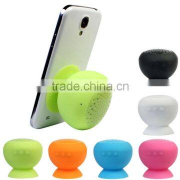 Silicone Sucker Cup Waterproof V3.0 Bluetooth Speaker