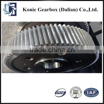 Steel precision CNC machining machine helical gear wheel