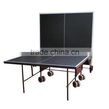 Double folding up indoor Table tennis table