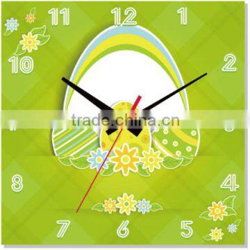 Funny Design Lovely Kids Room MDF Oil Painting Wall Clock