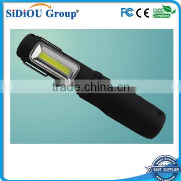 lithium battery rechargeable 3w q3/q5 cob led flashlight