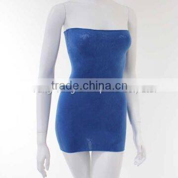 Taiwan Manufacturer Strapless Slinky Mini Dress