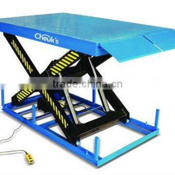 Electric stationary scissor lift table, 2.5 ton to 5.0 ton