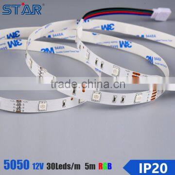 30leds SMD 5050 addressable rgb led strip IP65 waterproof
