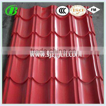 22 gauge color coated hot dipped galvanized roofing corrugated steel sheet