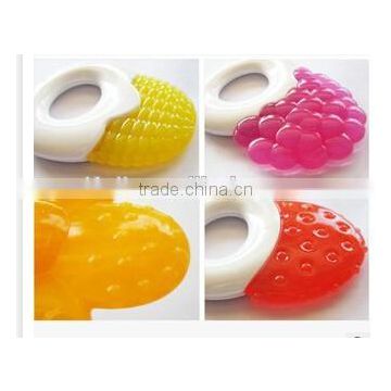 wholesale fruit shape silicone baby teether