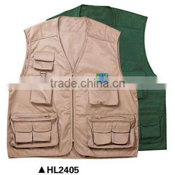 HL2405 fishing vest, reporter vest