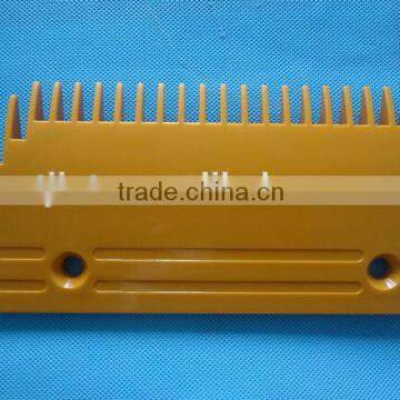 Escalator Comb Plate 0129CAE001, 203*103*135mm, 22T, Plastic, Yellow