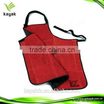 custom printed red Cheap Wholesale Apron promotional gift apron