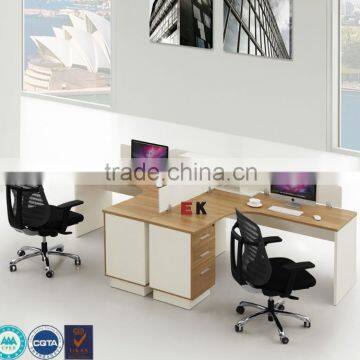 Factory price high quality L shape panel office furniture desk workstation