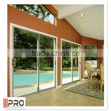 Modren aluminium panel glass door made in China